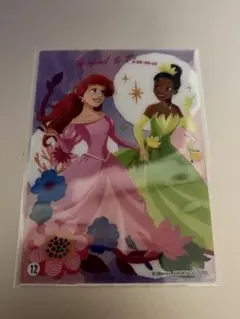 ディズニープリンセス　クリアカード　アリエル　ティアナ