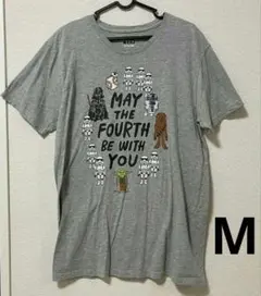【STAR WARS】 スターウォーズMAY THE FOURTH Tシャツ M