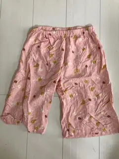 リラックマ　リラコ　130 ハーフパンツ　ユニクロ　美品　ピンク　女の子