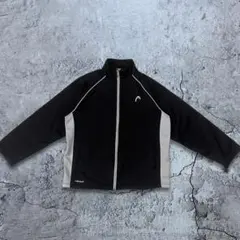 【ヴィンテージ】トラックジャケット HEAD スポーツMIX （ブラック・L）