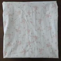 未使用 美品 敷き布団カバー シーツ シングル 花柄 ホワイト/ピンク