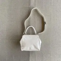 artsu0026science Square Gamaguchi Bag White