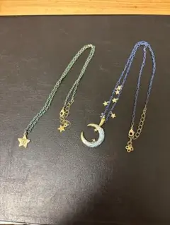 【最終値下げ‼️】星と月のモチーフ ネックレス パルナートポック