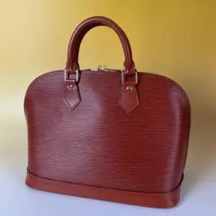 Louis Vuitton美品 エピ アルマ ブラウン 茶 ハンドバッグヴィトン