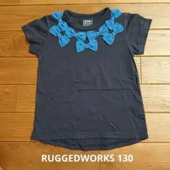 RUGGEDWORKS リボン付きTシャツ 130