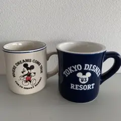 東京ディズニーリゾート ミッキーマウスマグカップ2個セット