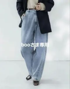 crewre　クルーレ　ソフトカーヴィーデニムパンツ　サイズ1ブルー crewre online shop / ソフトカーヴィーデニムパンツ