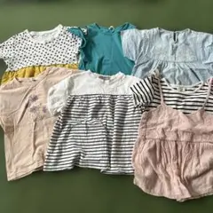 キッズ服 半袖トップスセット 120〜130 6点セット