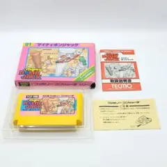 箱・取扱説明書付き マイティボンジャック ファミコン ソフト