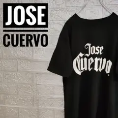 クエルボCuervo　ビッグロゴ古着Tシャツ黒L