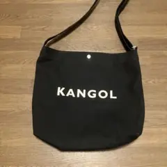 KANGOL ブラック ショルダーバッグ　美品