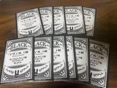 【簡易梱包】　ワダアルコ展 ランダムトランプ風クリアカード BLACK 11個