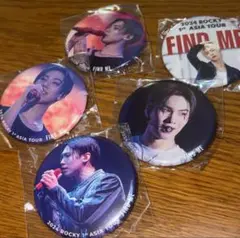 【限定販売品】2024 ROCKY 1st ASIA TOUR 缶バッジ5つセッ