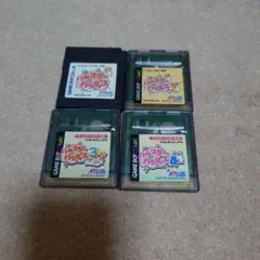 ゲームボーイカラー用ソフト4本セット