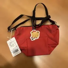 【新品】ファミリア　familiar JAL 客室乗務員　CA 赤　ポシェット