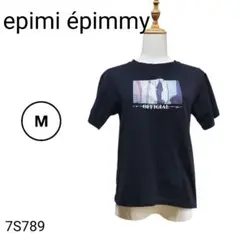 epimi épimmy エピミ エピミー グラフィック Tシャツ 黒 綿 M