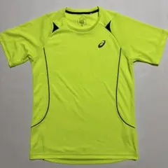 asics D1 テクノロジー 蛍光イエロー Tシャツ Lサイズ