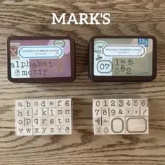 【未使用品】 MARK'S 缶入りスタンプセット
