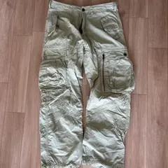 00s ミリタリーカーゴパンツ パラシュートパンツ 古着