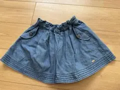 メゾピアノ デニムブルー ショートパンツ120センチ