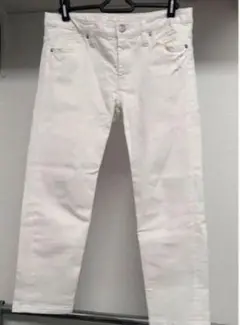 216 theshopTK ホワイトデニムパンツ Mコットン