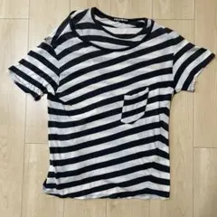 FRAPBOIS 変形ボーダーTシャツ