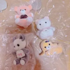 吉德 吉徳のぬいぐるみ ガチャ クリーミー猫 パンダ 犬 くま セミコンプセット