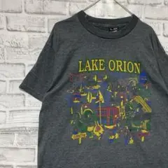 USA製90sヴィンテージTシャツ！シングルステッチ　グレー半袖古着　L723