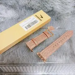 新品・未使用❤Apple Watch バンド ローズゴールド グリッター⭐️