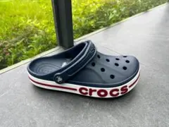 新品未使用 crocs クロックス サンダル 男女兼用ネイビー