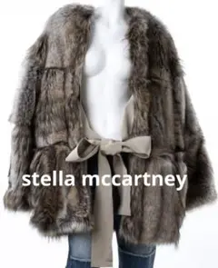 STELLA McCARTNEY エコファーオーバーサイズドブルゾン