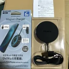 マグネットワイヤレス充電器　ワイヤレス充電器　⭐️新品未使用