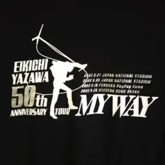 美品　矢沢永吉　50周年記念　my way Tシャツ　黒　L　YAZAWA