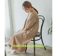 ITEMS URBAN RESEARCH バルーンスリーブマキシワンピース