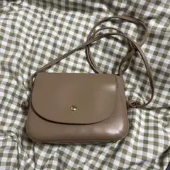 ブラウン ミニショルダーバッグ