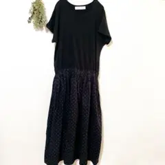 ka.2【HABITA Cloth FABRIQUE】2 ワンピースウエストゴム