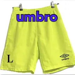 美品umbro フットボールショートパンツ　L 国内正規品　ヒステリックイエロー