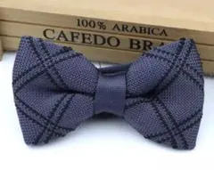 [新品] 蝶ネクタイ ニットタイ グレー