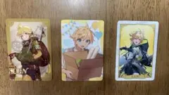 鏡音レン　初音ミク　ウエハースカード　 3枚セット