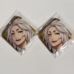 【即購入OK】刀剣乱舞 大本丸博 スクエア缶バッジ 小狐丸セット
