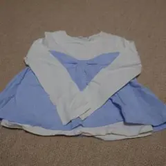 SLAPSLIP　長袖カットソー リボンデザイン120cm