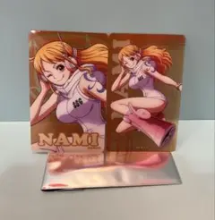 ONEPIECE ワンピース NAMI メモリアルクリアカード 2枚セット