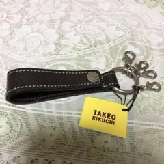 TAKEOKIKUCHI キーホルダー　牛革
