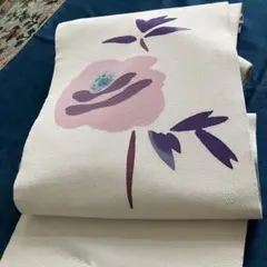 正絹ちりめん名古屋帯 作家