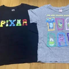 PIXAR & モンスターズ・インク Tシャツ 2枚セット 110cm