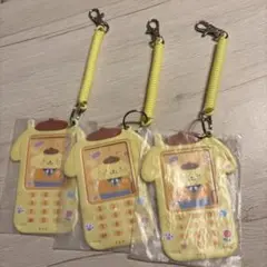 サンリオ ガラケー型 パスケース ポムポムプリン