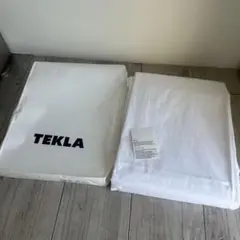 TEKLA フラットシーツ ダブルサイズ ホワイト