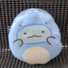 【すみっコぐらし】ぬいぐるみミニポーチ　コインケース　うみのいきもの　とかげ
