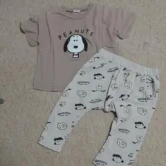 PEANUTS スヌーピー Tシャツ パンツセット 100cm