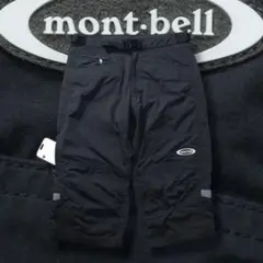 00s mont-bell ナイロンクロップドパンツ メッシュ 異素材 ブラック